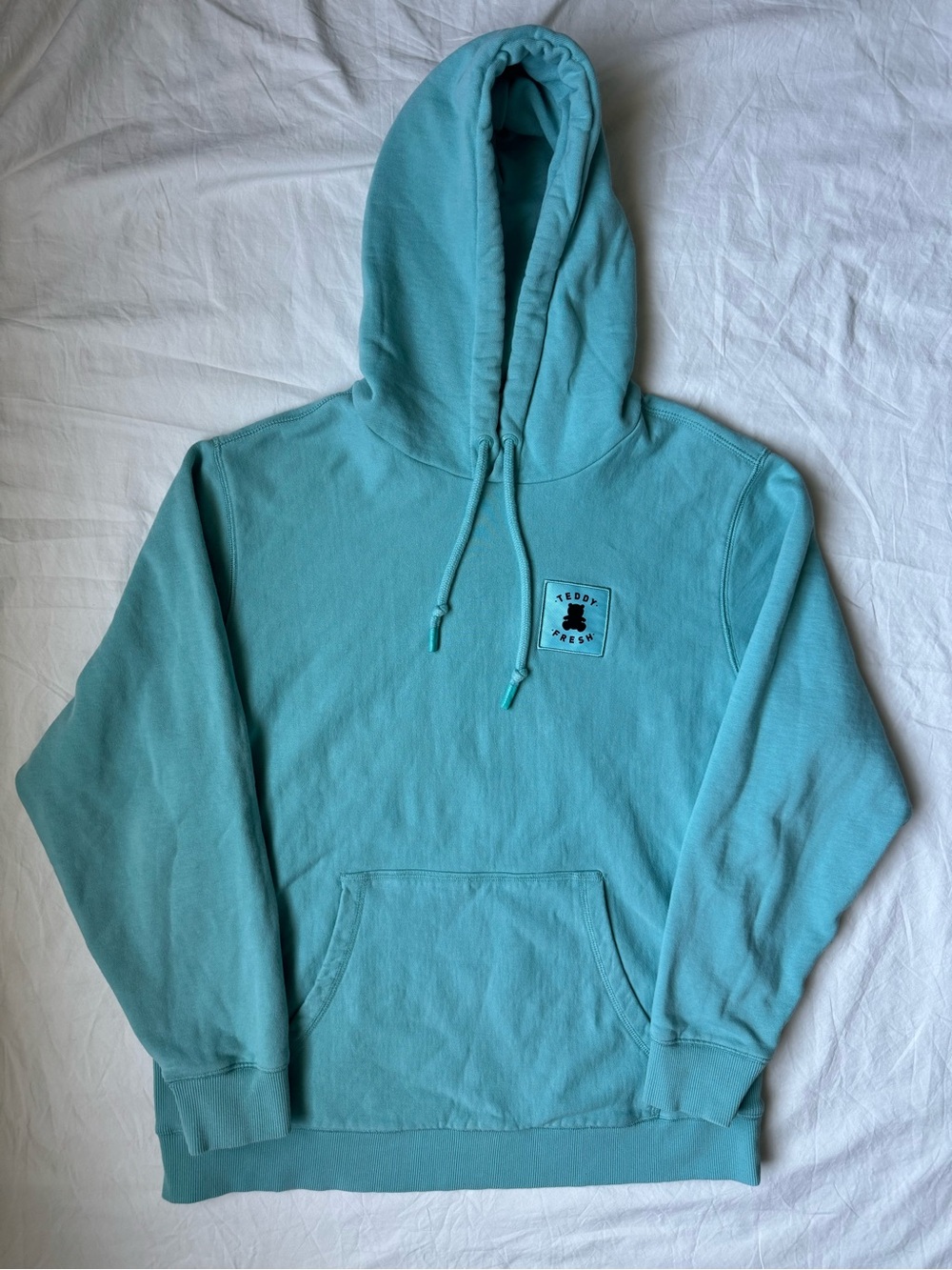 Teddy Fresh Hoodie Unisex L Blue Colorful Streetwear Trendy